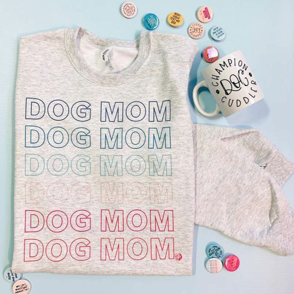 Rainbow Dog Mom Sweatshirt (small only)