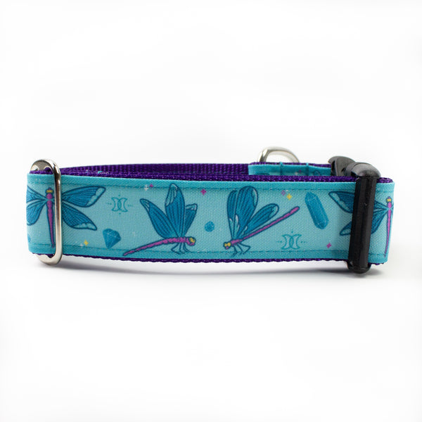 Dragonflies Canvas Dog Collar (1" and 1.5" only)