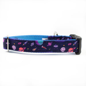 Space Odyssey Canvas Dog Collar (1" and 1.5" only)