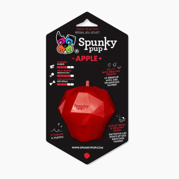 Spunky Pup Treat Dispensing Apple