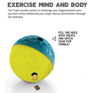 Outward Hound Nina Ottosson Treat Tumble Blue Interactive Treat-Dispensing Puzzle Dog Toy