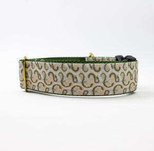 Slithering Snakes Canvas Dog Collar (1" and 1.5" only)