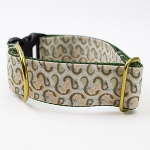 Slithering Snakes Canvas Dog Collar (1" and 1.5" only)