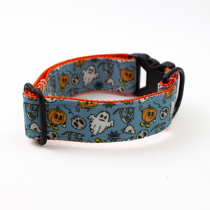 Vintage Halloween Canvas Dog Collar (1" and 1.5" only)