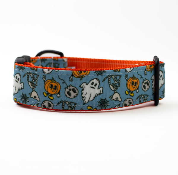 Vintage Halloween Canvas Dog Collar (1" and 1.5" only)