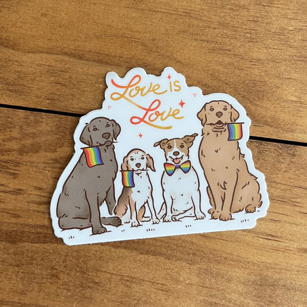 Love is Love Vinyl Sticker