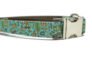 Camping Canvas Dog Collar
