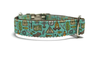 Camping Canvas Dog Collar