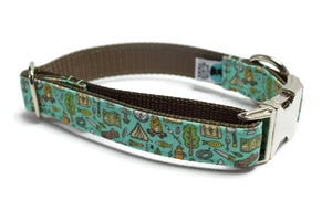 Camping Canvas Dog Collar