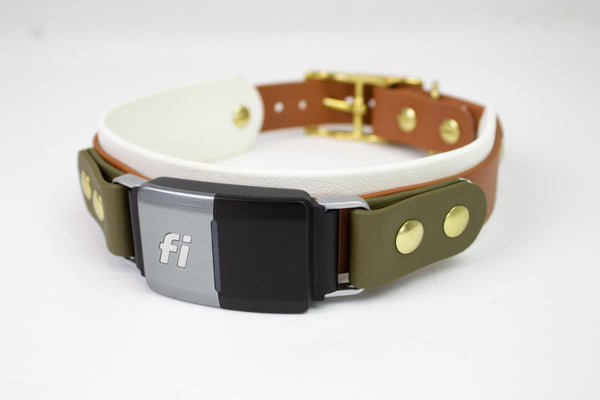 Fi Series 1 & 2 Compatible Layered Biothane Collar (1" with 1.5" layer)