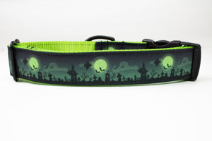 The Haunted House Canvas Dog Collar (1" and 1.5" only)