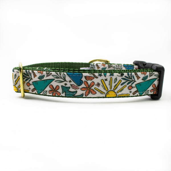 Forest Adventure Canvas Dog Collar (1" and 1.5" only)