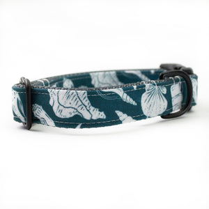 Ocean Seashells Canvas Dog Collar (1" and 1.5" only)