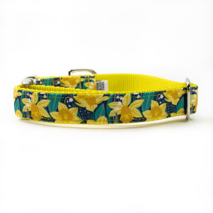 Daffodil Canvas Dog Collar