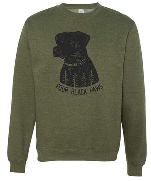 4BP Logo Sweatshirt (Olive) - READ ENTIRE DESCRIPTION BEFORE ORDERING! (Small only)
