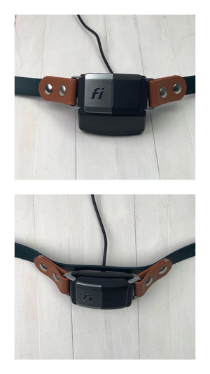 Layered Biothane Collar with Side Release Buckle (1" with 1.5" layer)