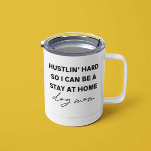 Hustlin’ Hard Mug with Lid
