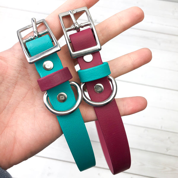 Biothane Dog Collar with strap keeper