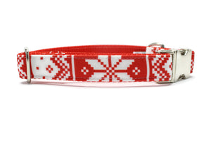 Nordic Stripe Canvas Dog Collar (1" and 1.5" only)