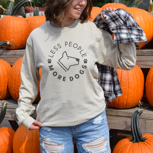 Less People More Dogs Long Sleeve Shirt