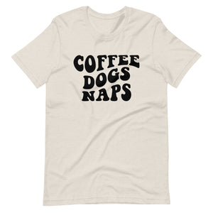 Coffee, Dogs, Naps T-Shirt
