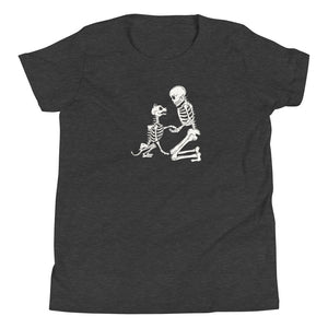 Skeleton Friends Youth Short Sleeve T-Shirt (choice of 3 colors)